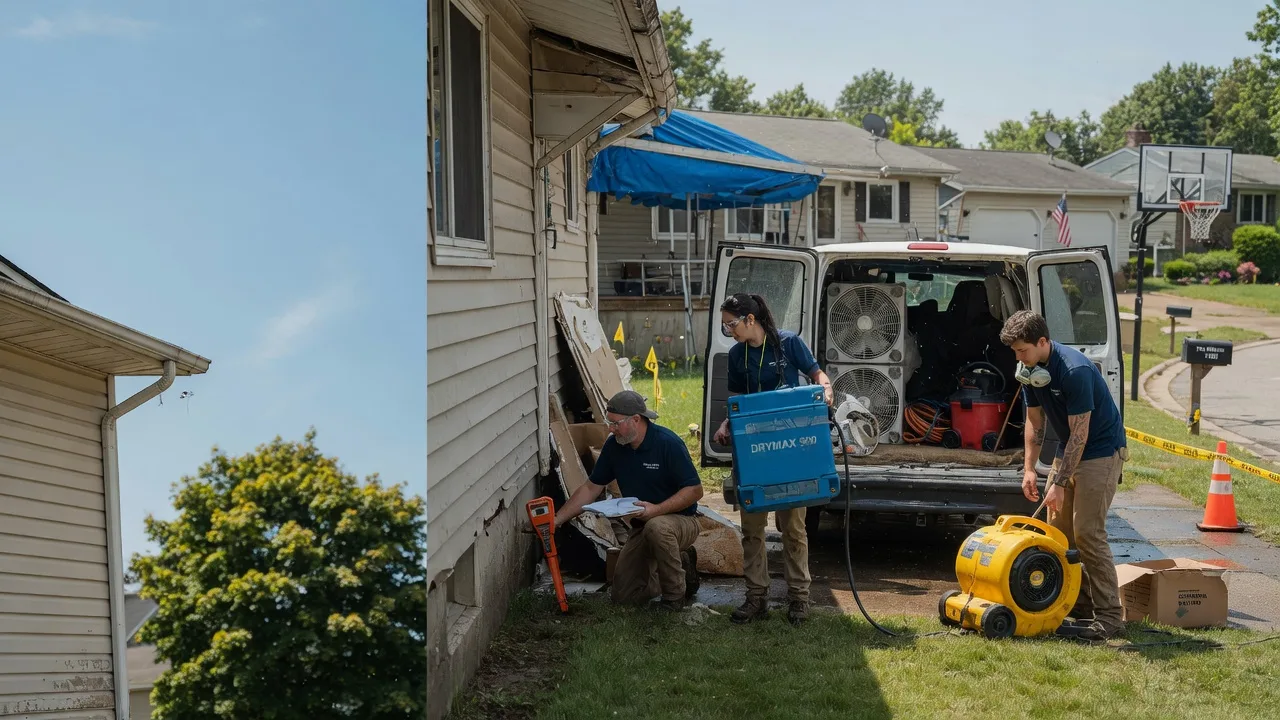 Ceiling Leak Cleanup in Swarthmore, PA near me