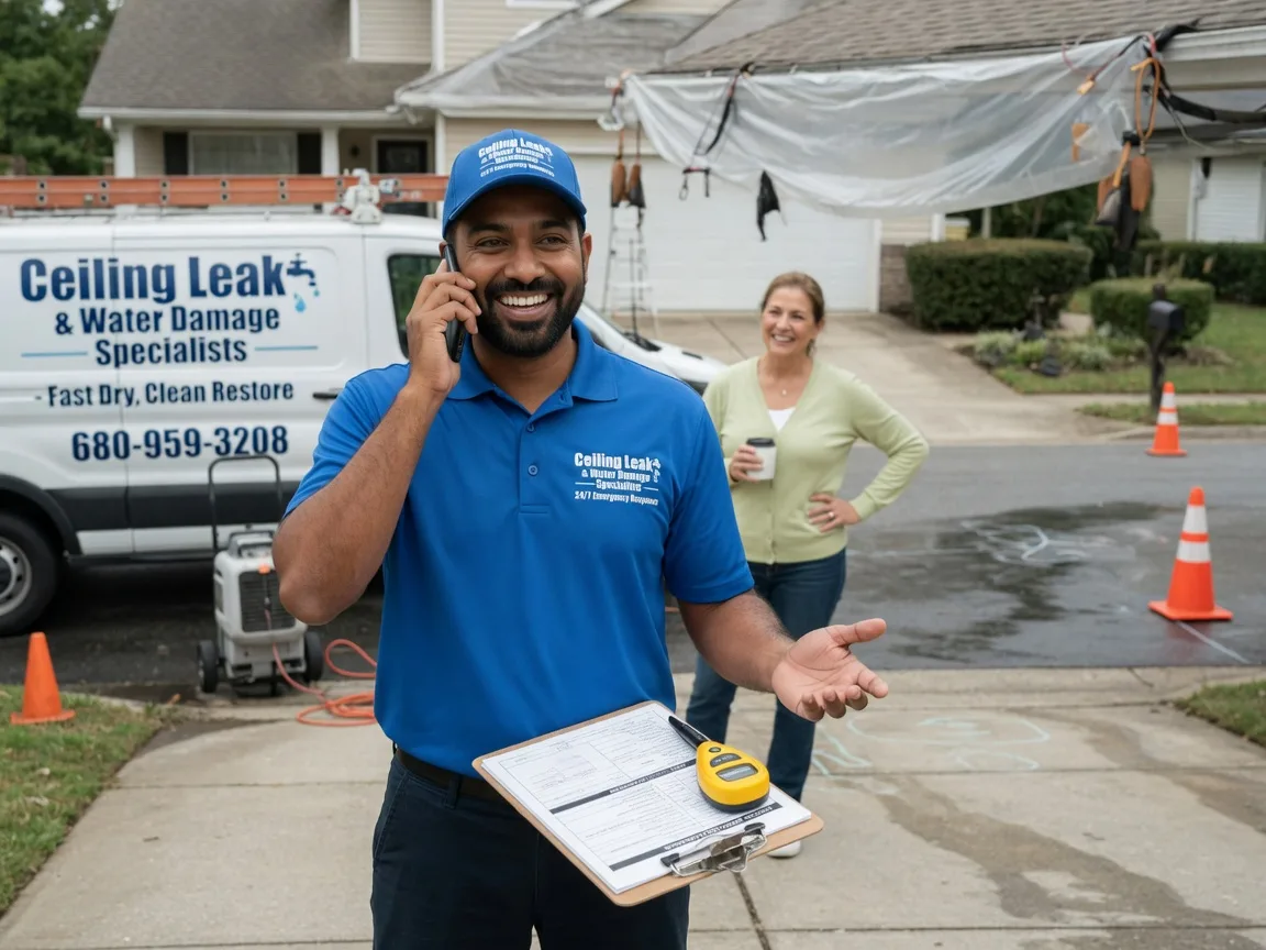 Ceiling Leak Cleanup Swarthmore, PA FAQs